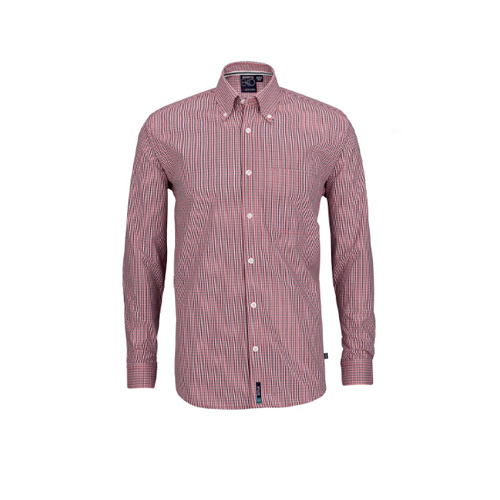 CAMISA BB GRANA CABALLERO MANGA LARGA - Artículos Promocionales MAS RECIO